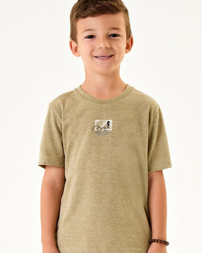 Camiseta Infantil Menino em Malha Vintage - foto 1