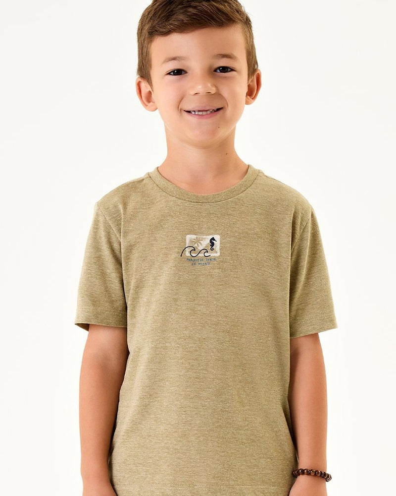 Camiseta Infantil Menino em Malha Vintage - foto 1