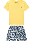 Conjunto Infantil Menino Camiseta e Shorts Estampado - foto 1