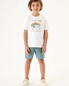 Conjunto Infantil Menino Camiseta e Shorts Estampado - foto 1