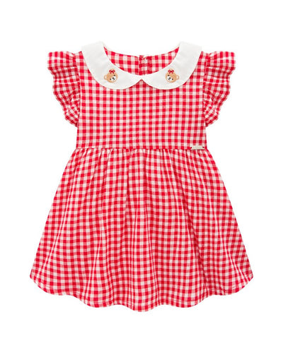 Vestido Bebê Menina em Tecido Leve - foto 1