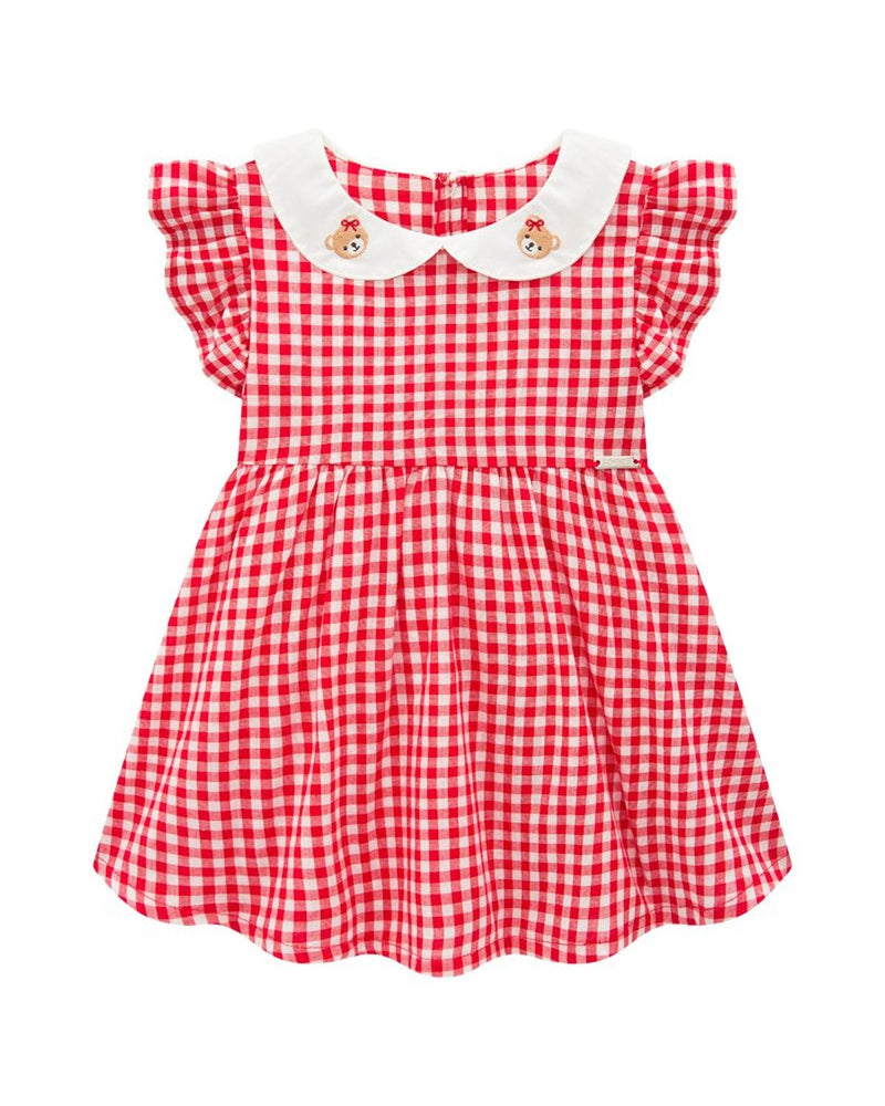 Vestido Bebê Menina em Tecido Leve - foto 1