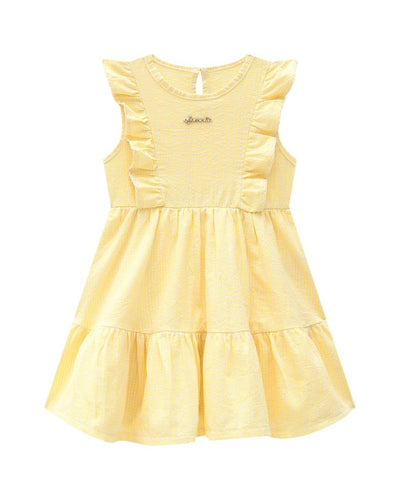 Vestido Bebê Menina com Saia Marias em Tricoline Xadrez Vichy - foto 1