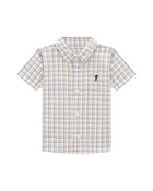 Conjunto Bebê Menino Camisa Xadrez e Bermuda em Sarja com Elastano - foto 2