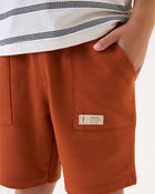 Conjunto Infantil Menino Camiseta Listrada e Bermuda em Moletinho - foto 4