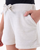 Conjunto Infantil Menina Regata Box em Cotton e Short em Moletinho Shine - foto 4