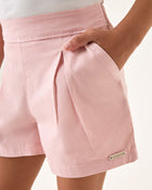 Conjunto Infantil Menina Regata em Suede Modal e Short em Sarja com Elastano - foto 4