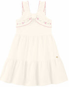 Vestido Alça Bordada