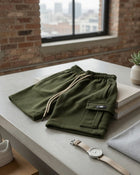 Moletom Cargo Verts Verde Militar - infantil menino