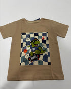 T-shirt Divertida Dino Skate Nude - infantil menino