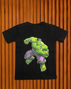 T-shirt Divertida Hulk Preta - costas - infantil menino